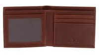 TRAFALGAR Accessories - WALLETS DARK BROWN Cobat Cortina Bi-Fold Leather Wallet