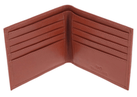 TRAFALGAR Accessories - WALLETS TAN SERGIO GENUINE LEATHER 8 SLOT BI FOLD