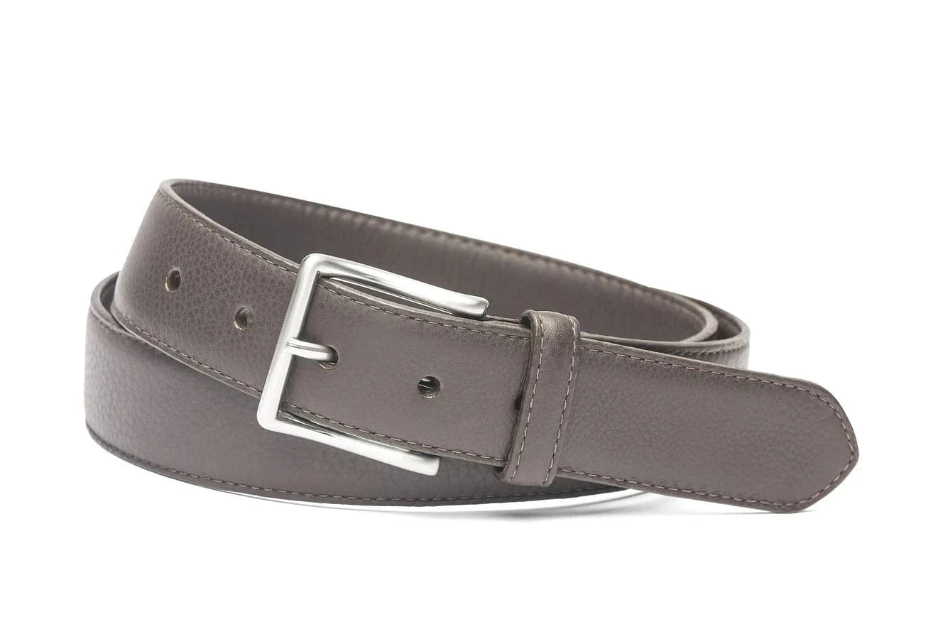W. KLEINBERG Accessories - BELTS BROWN / 32 PEBBLED CALF BELT
