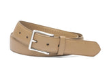 W. KLEINBERG Accessories - BELTS LIGHT BROWN / 32 PEBBLED CALF BELT