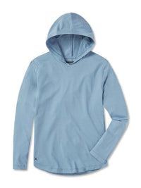 CUTS RIVER / L HOODED CURVE-HEM LONG SLEEVE