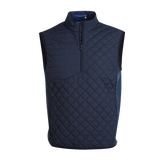 GREYSON MALTESE BLUE / M YUKON 1/2  ZIP HYBRID VEST
