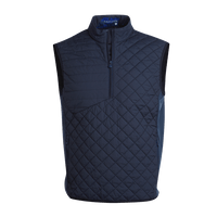 GREYSON MALTESE BLUE / M YUKON 1/2  ZIP HYBRID VEST