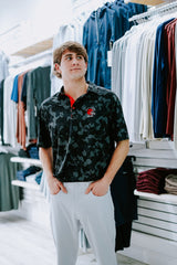 HORN LEGEND DAWGS BACK-TO-BACK CAMO POLO