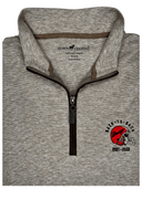 HORN LEGEND GAMEDAY - UNIVERSITY OF GEORGIA - 14 ZIPS DAWGS BACK TO BACK LUXURY SUEDE 1/4 ZIP