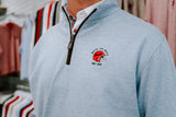 HORN LEGEND GAMEDAY - UNIVERSITY OF GEORGIA - 14 ZIPS DAWGS BACK-TO-BACK LUXURY SUEDE 1/4 ZIP