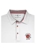 HORN LEGEND GAMEDAY - UNIVERSITY OF GEORGIA - BACK-TO-BACK - POLO WHITE / M DAWGS BACK-TO-BACK HOUNDSTOOTH TRIM POLO