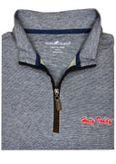 HORN LEGEND GAMEDAY - UNIVERSITY OF MISSISSIPPI - OXFORD - 14 ZIPS NAVY / S HOTTY TODDY LUXURY SUEDE 1/4 ZIP