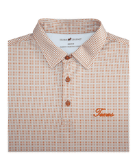 HORN LEGEND POLOS BURNT ORANGE / S TEXAS CHECK POLO