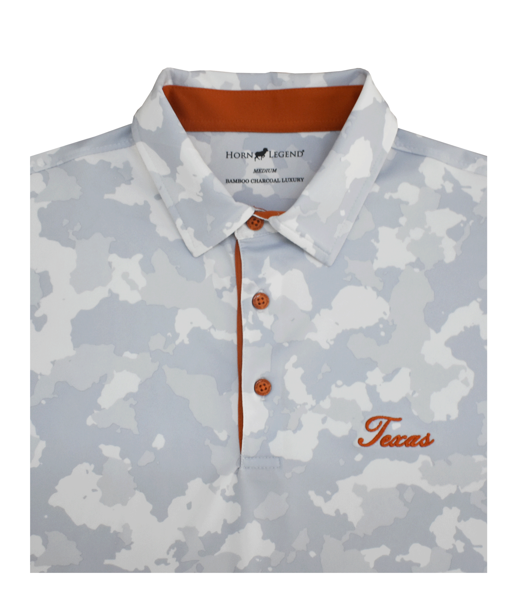 HORN LEGEND POLOS TEXAS CAMO POLO