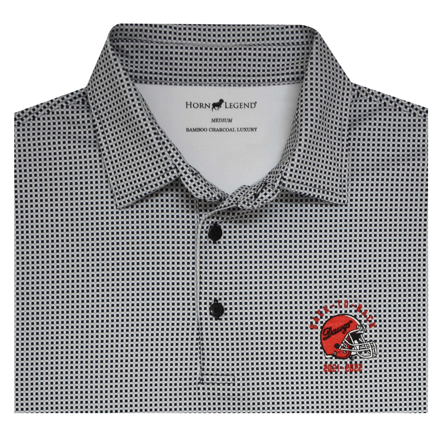 HORN LEGEND Unclassified DAWGS BACK-TO-BACK CHECK POLO