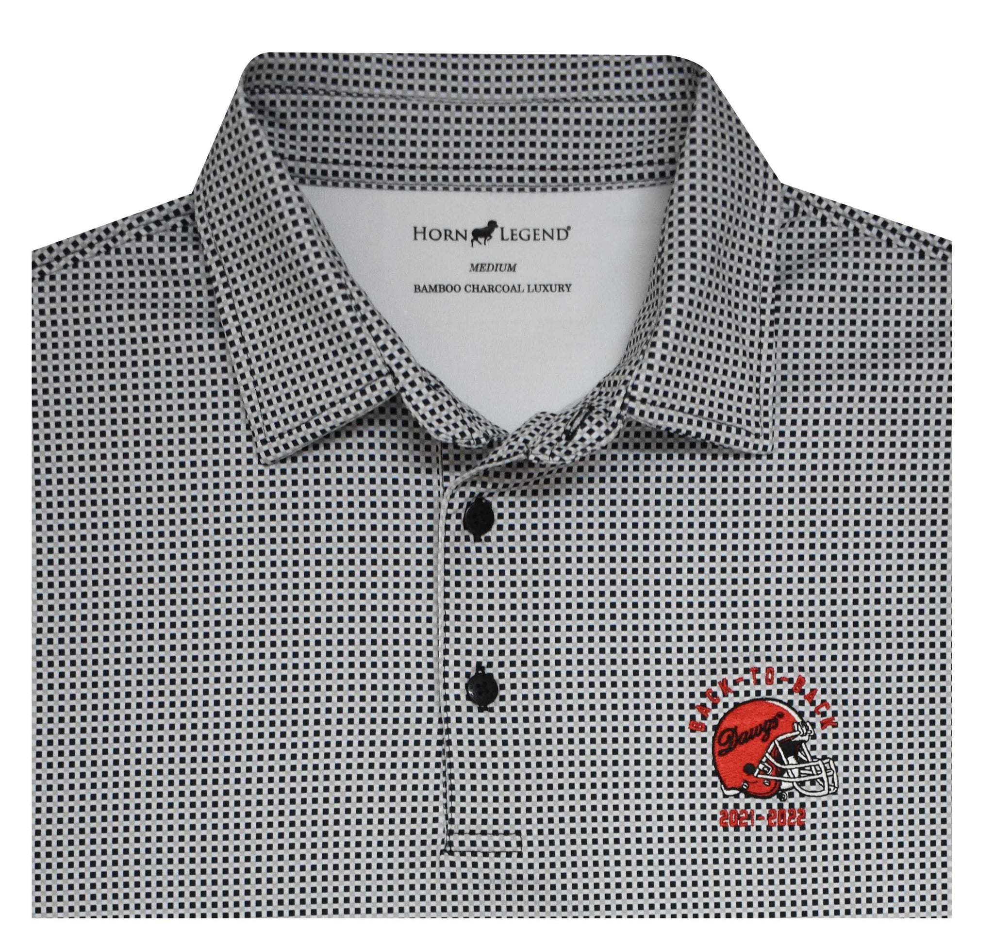 HORN LEGEND Unclassified DAWGS BACK-TO-BACK CHECK POLO