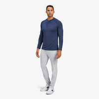 MIZZEN MAIN SHIRTS - LS SPORT EASY KNIT HENLEY