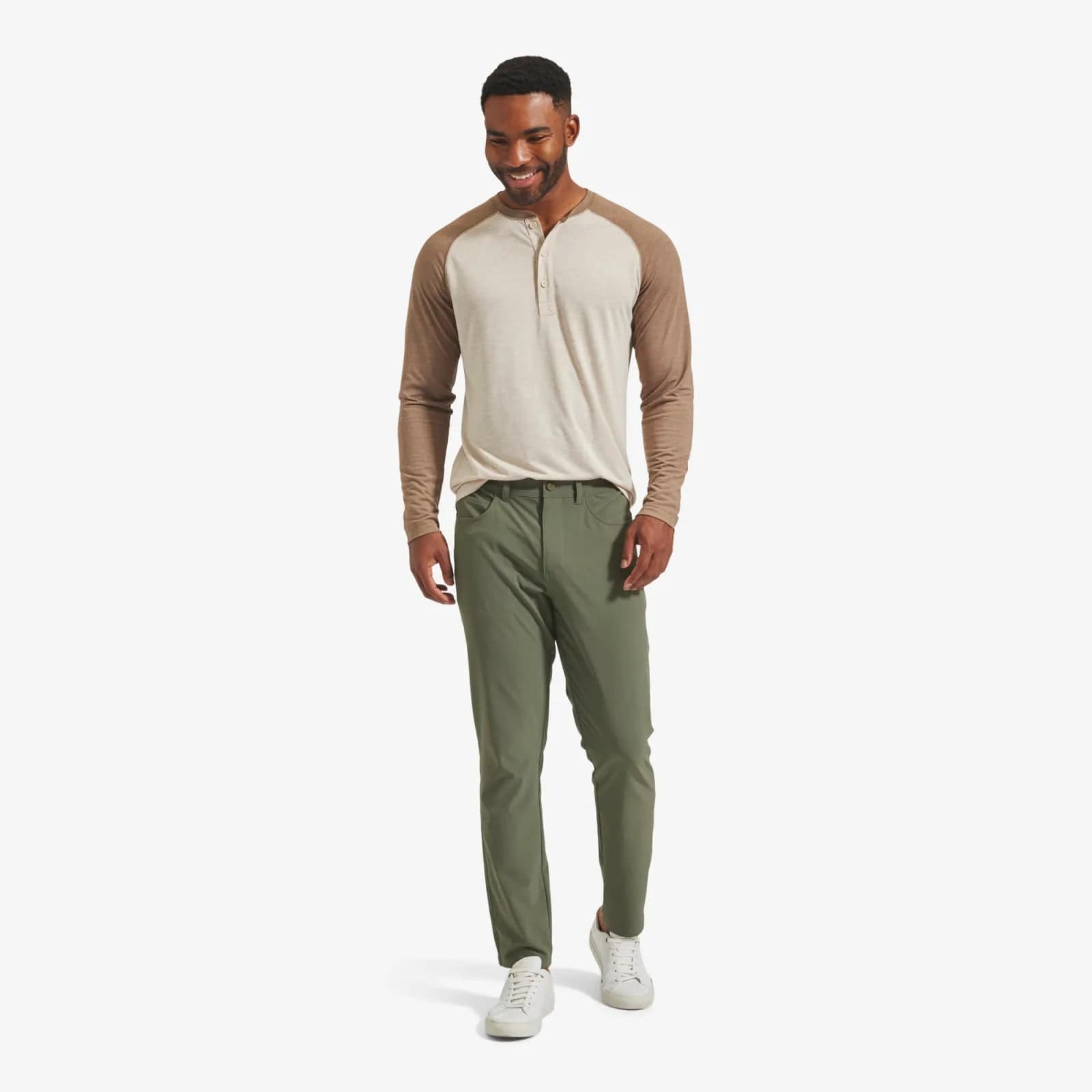 MIZZEN MAIN SHIRTS - LS SPORT EASY KNIT HENLEY