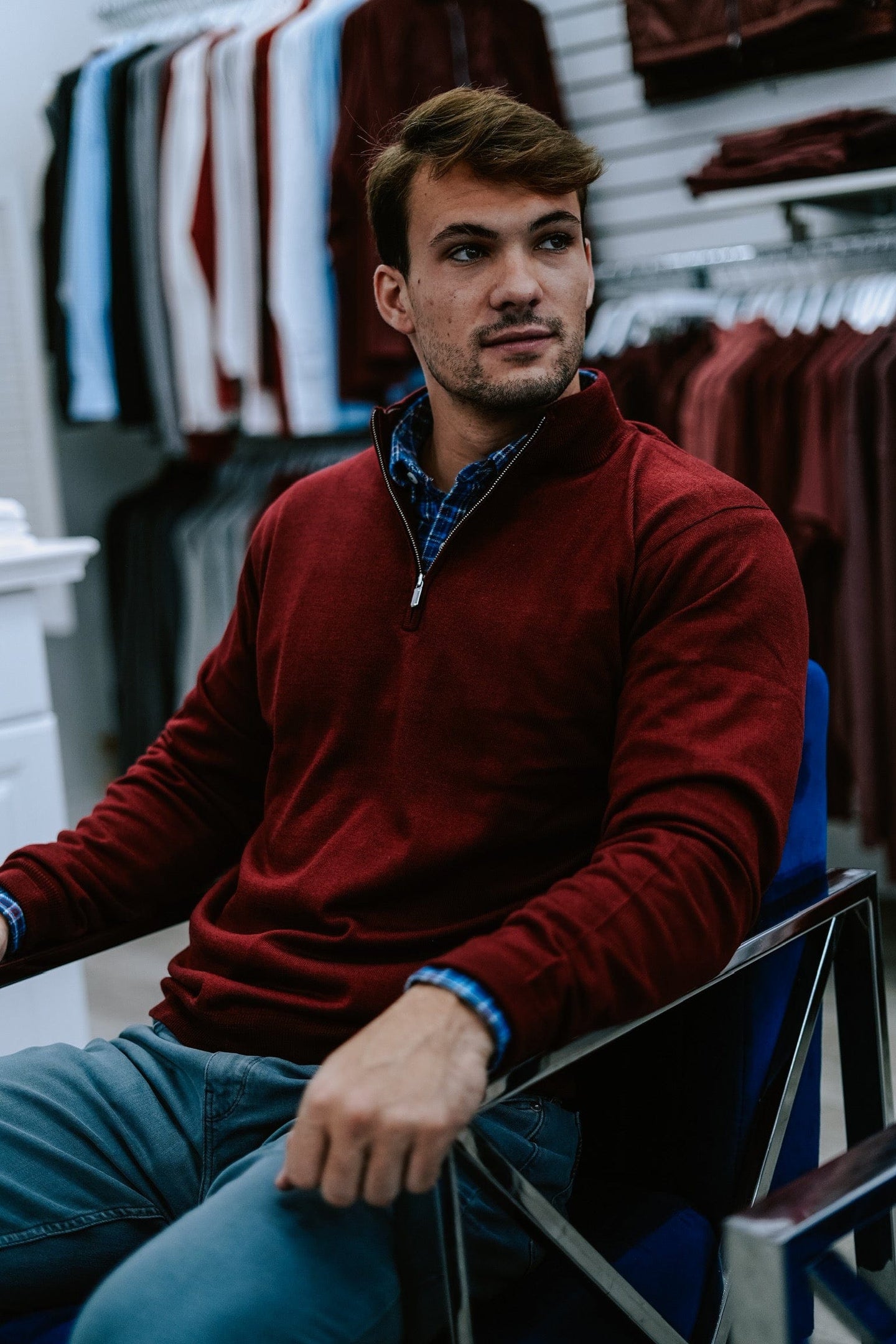 ONWARD RESERVE FLANNEL CLASSIC FIT PERFORMANCE TWILL WOVE