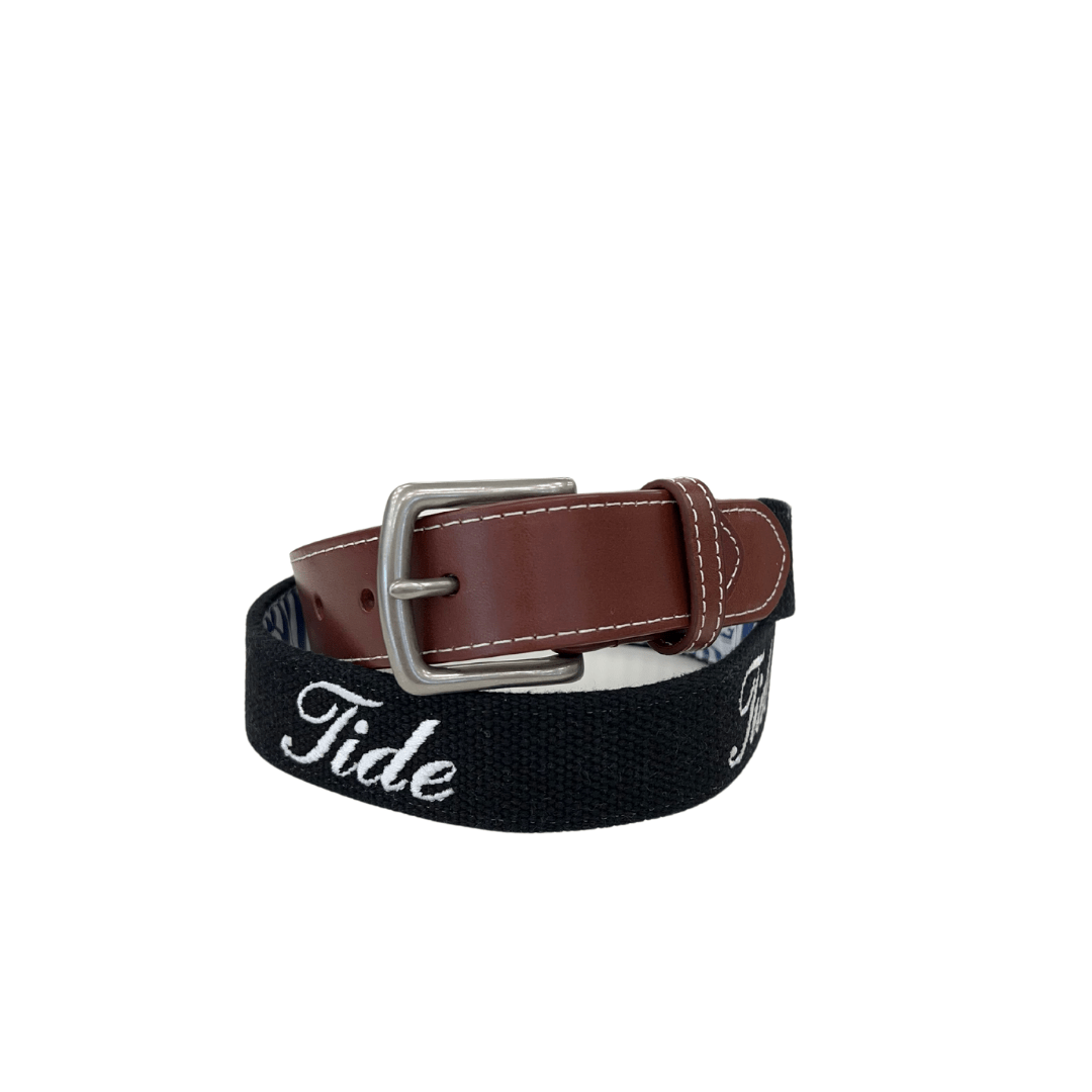 PETER MILLAR Belts BLACK / 40 TIDE BELT