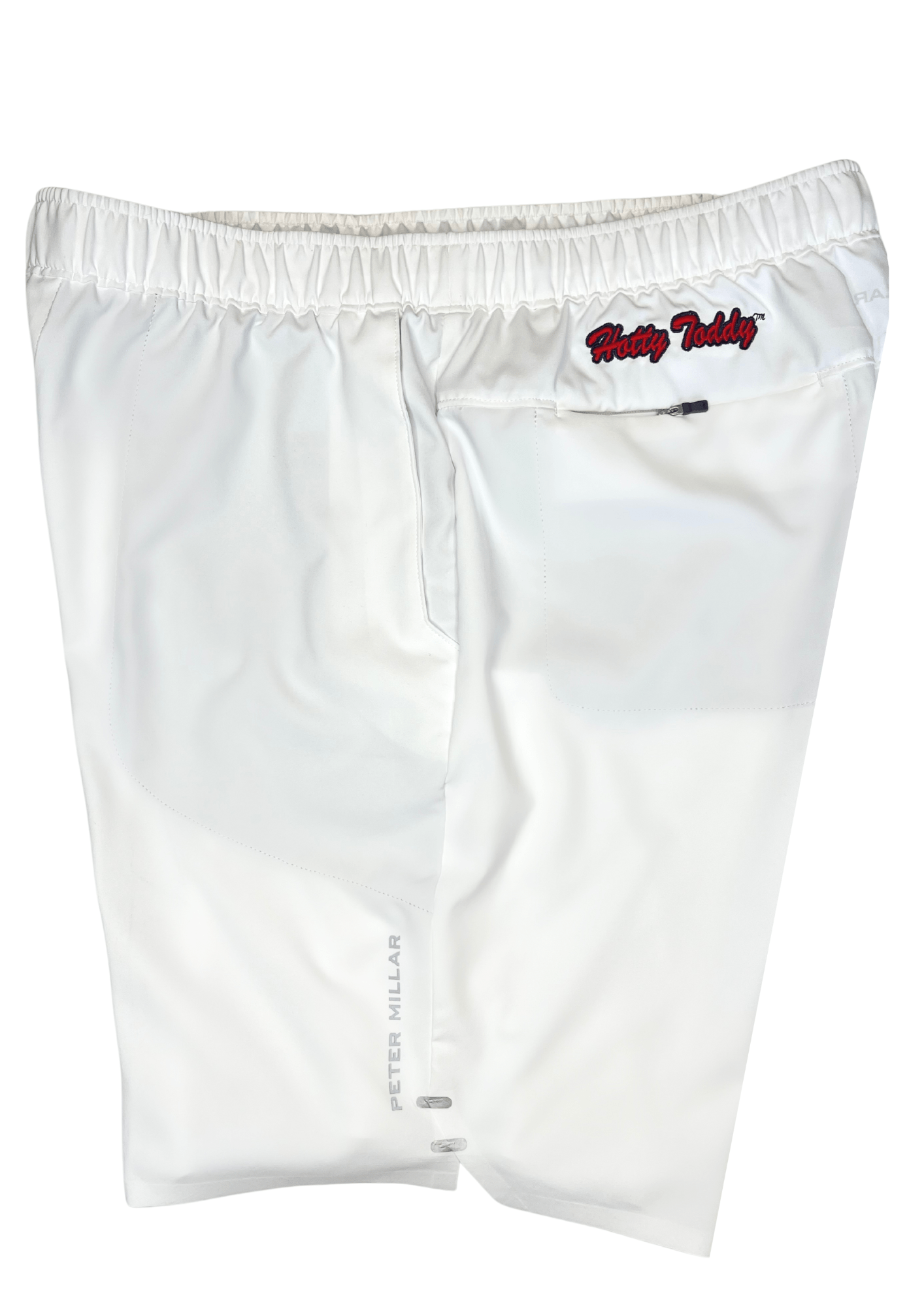 PETER MILLAR GAMEDAY WHITE / XXL HOTTY TODDY SWIFT SHORT