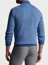 PETER MILLAR OUTERWEAR - 14 ZIP OVERLOOK RIB 1/4 ZIP
