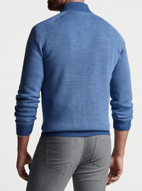PETER MILLAR OUTERWEAR - 14 ZIP OVERLOOK RIB 1/4 ZIP