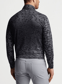 PETER MILLAR OUTERWEAR - 14 ZIP PERTH RAGLAN CAMO PERFORMANCE 1/4 ZIP