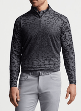 PETER MILLAR OUTERWEAR - 14 ZIP PERTH RAGLAN CAMO PERFORMANCE 1/4 ZIP