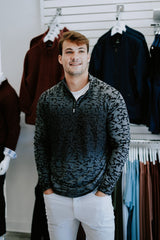 PETER MILLAR OUTERWEAR - 14 ZIP PERTH RAGLAN CAMO PERFORMANCE 1/4 ZIP