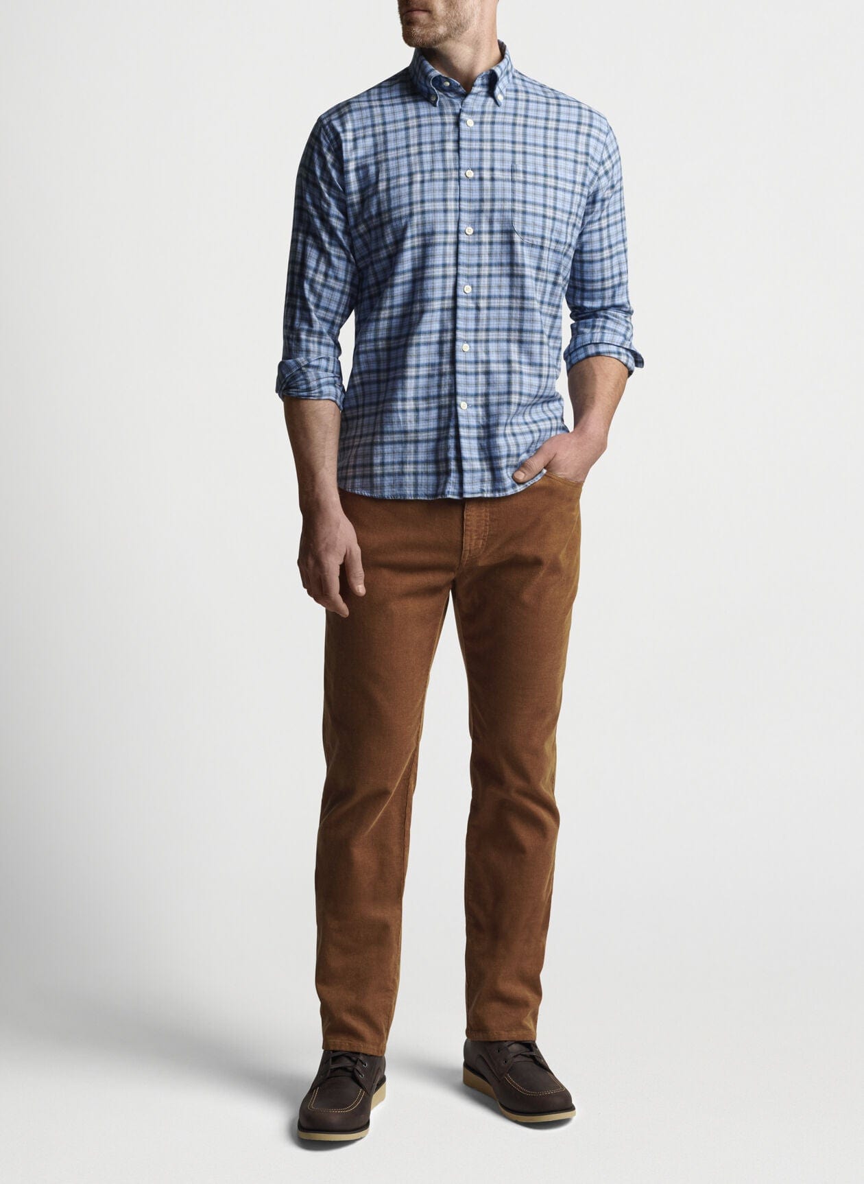 PETER MILLAR PANTS - FIVE POCKET SUPERIOR SOFT CORDUROY FIVE-POCKET
