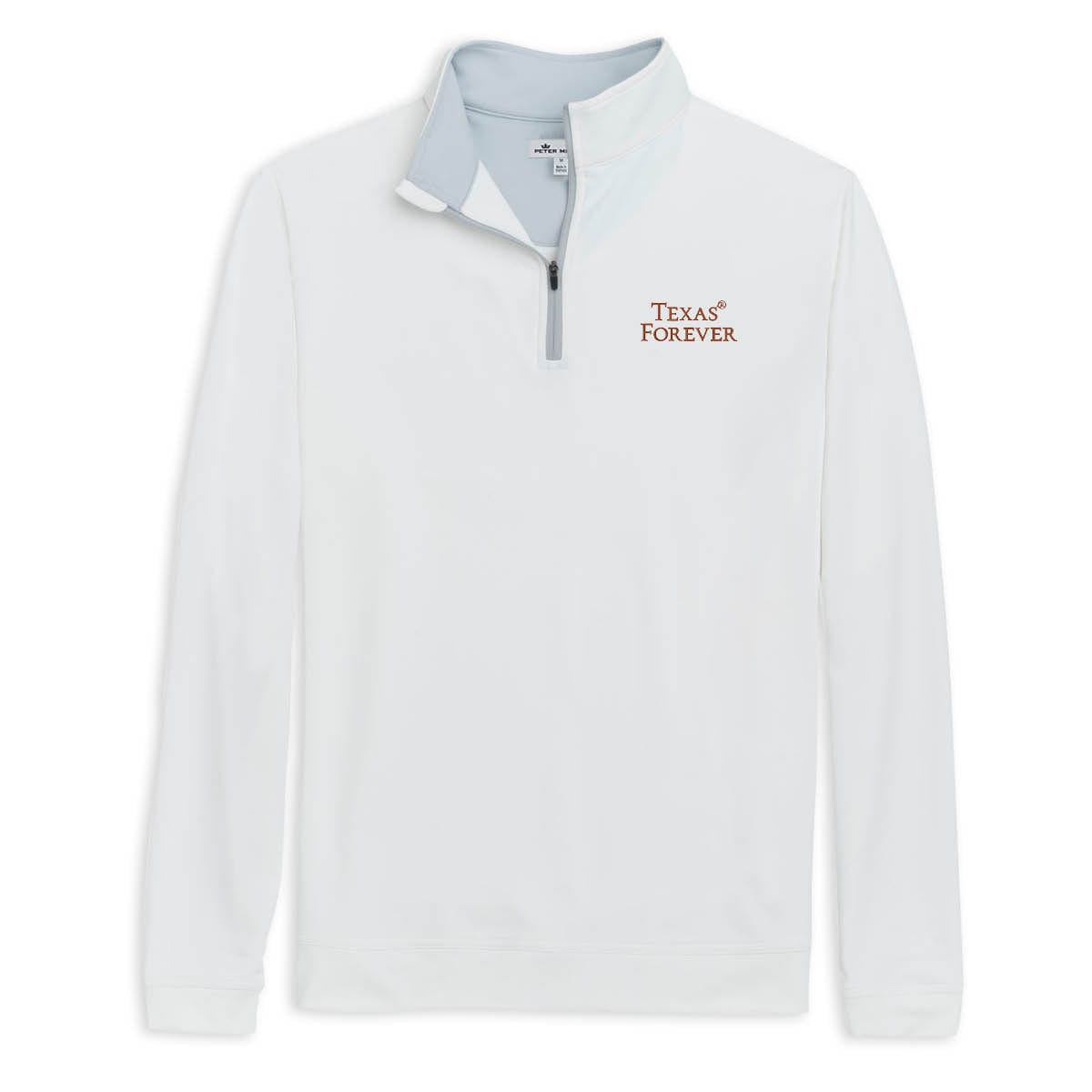 Peter Millar Peter Millar Peter Millar - Texas Forever - White 1/4 Zip