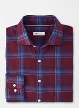 PETER MILLAR Sport Shirts CLARET / M FITZWILLIAM AUTUMN SOFT COTTON SPORT SHIRT