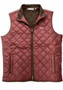 PETER MILLAR VEST CLARET / S TIDE ESSEX QUILTED TRAVEL VEST