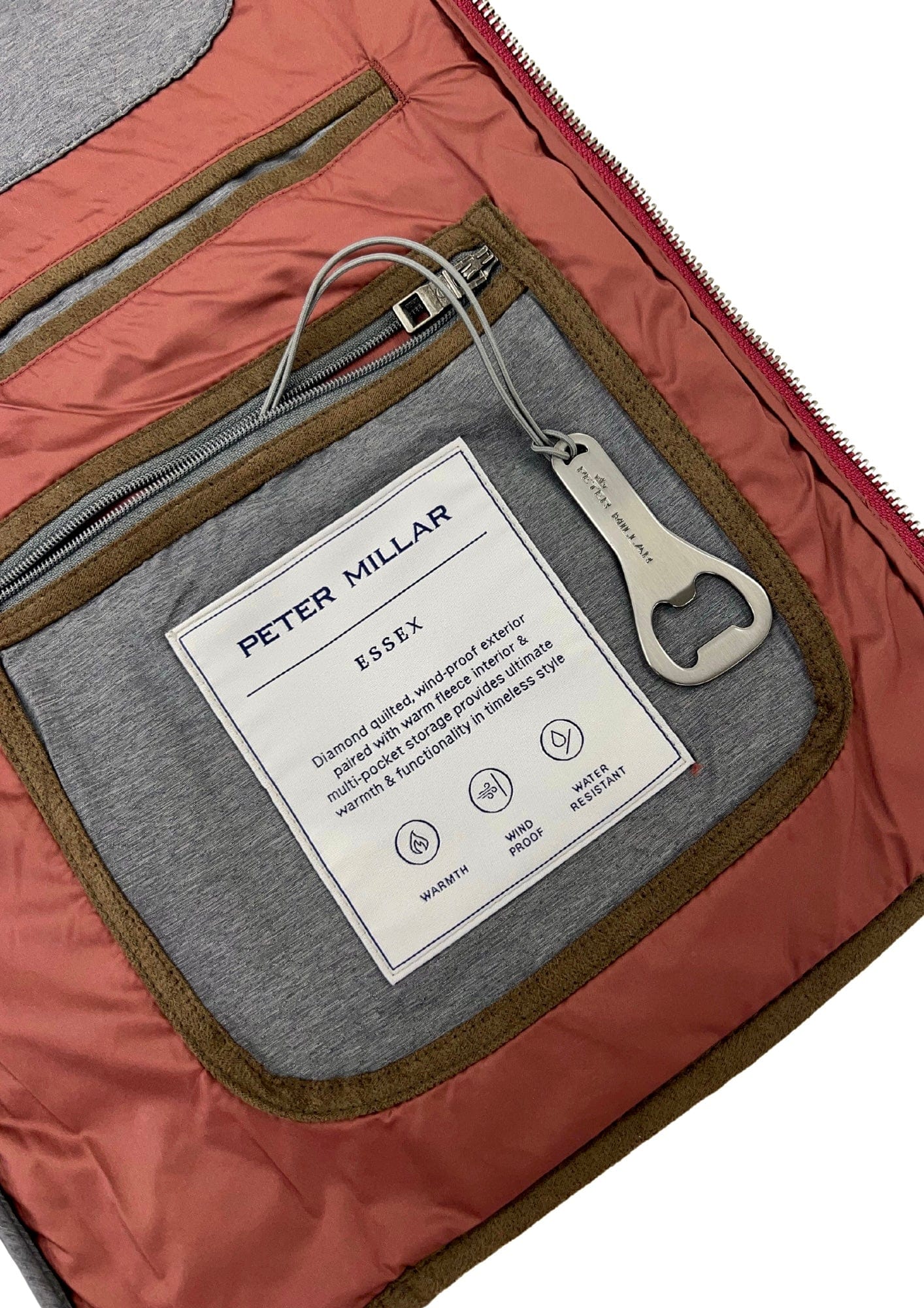 PETER MILLAR VEST TIDE ESSEX QUILTED TRAVEL VEST