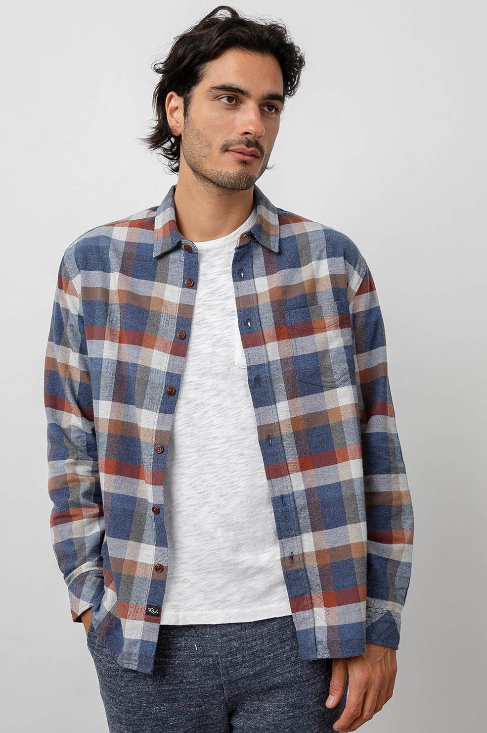 RAILS FLANNEL AUTUMN SMOLDER / XL FORREST FLANNEL