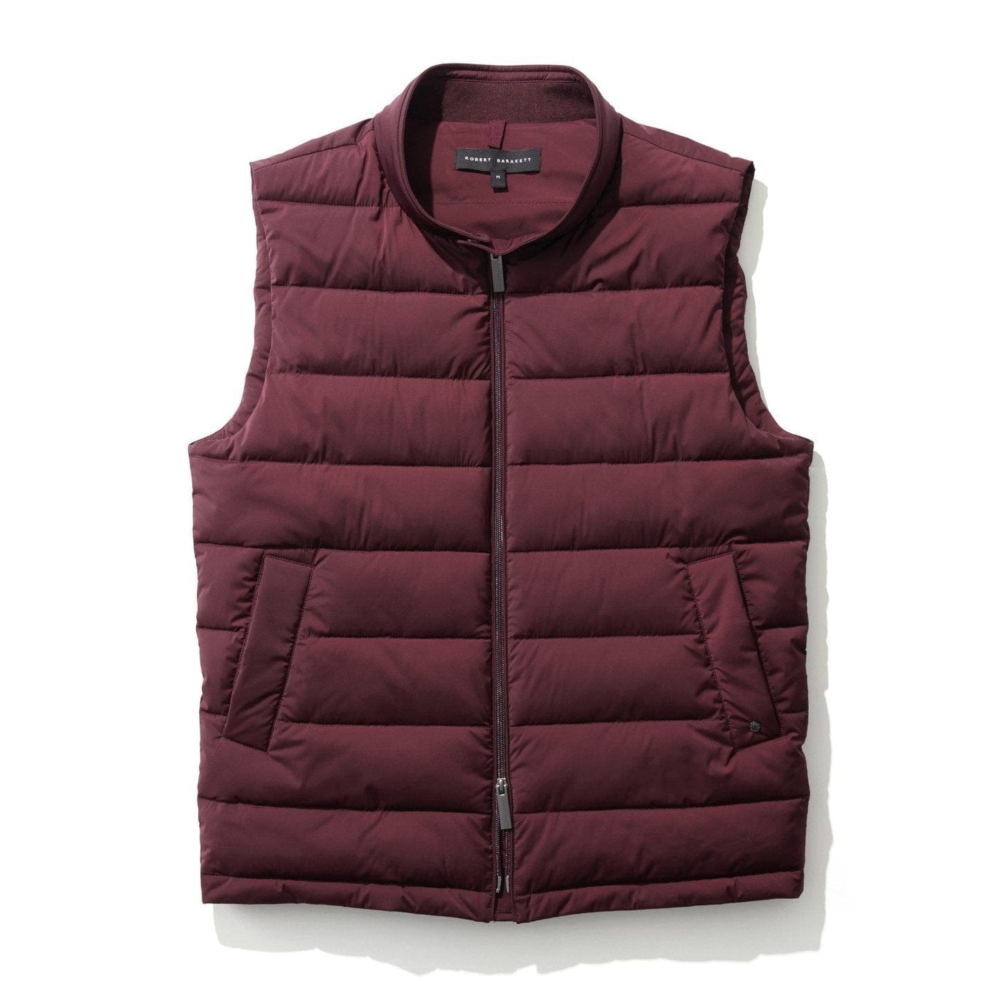 ROBERT BARAKETT BURGUNDY / XXL CHRISTIAN QUILTED VEST