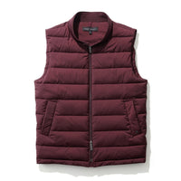 ROBERT BARAKETT BURGUNDY / XXL CHRISTIAN QUILTED VEST