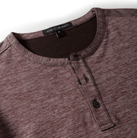 ROBERT BARAKETT KNIT SHIRTS GILBERT LS HENLEY