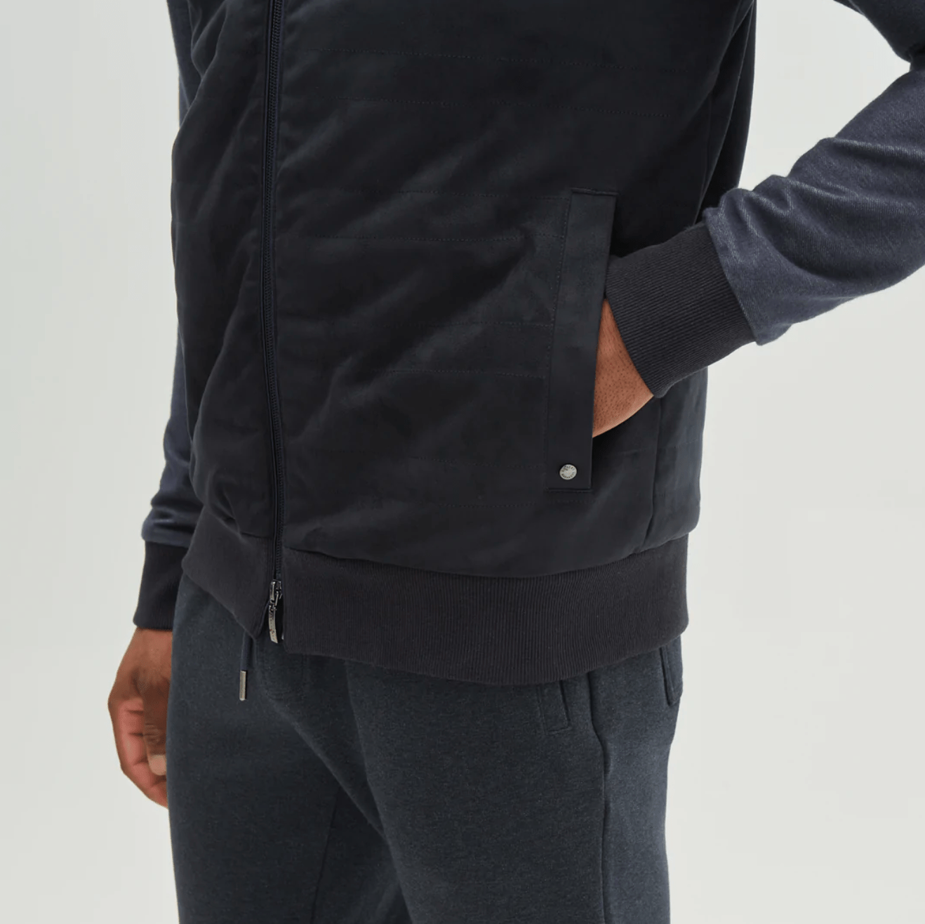 ROBERT BARAKETT OUTERWEAR - JACKET RENOIR QUILTED JACKET