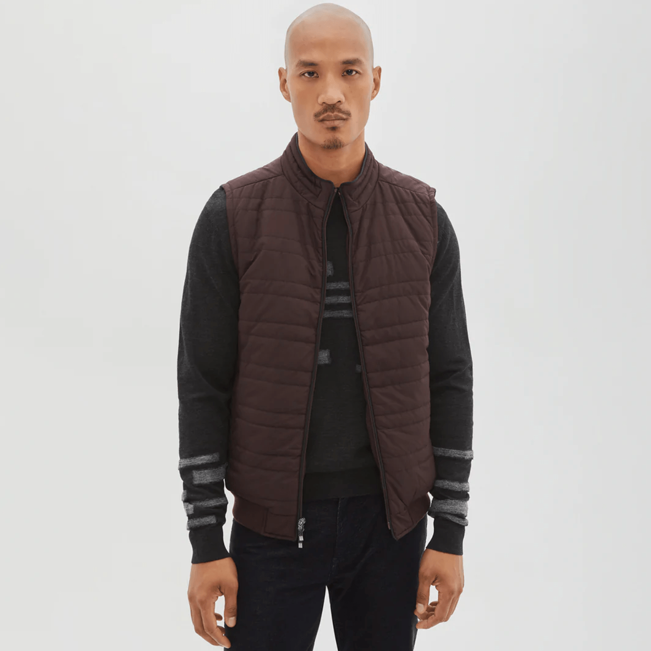 ROBERT BARAKETT OUTERWEAR - VEST MILLER QUILTED VEST