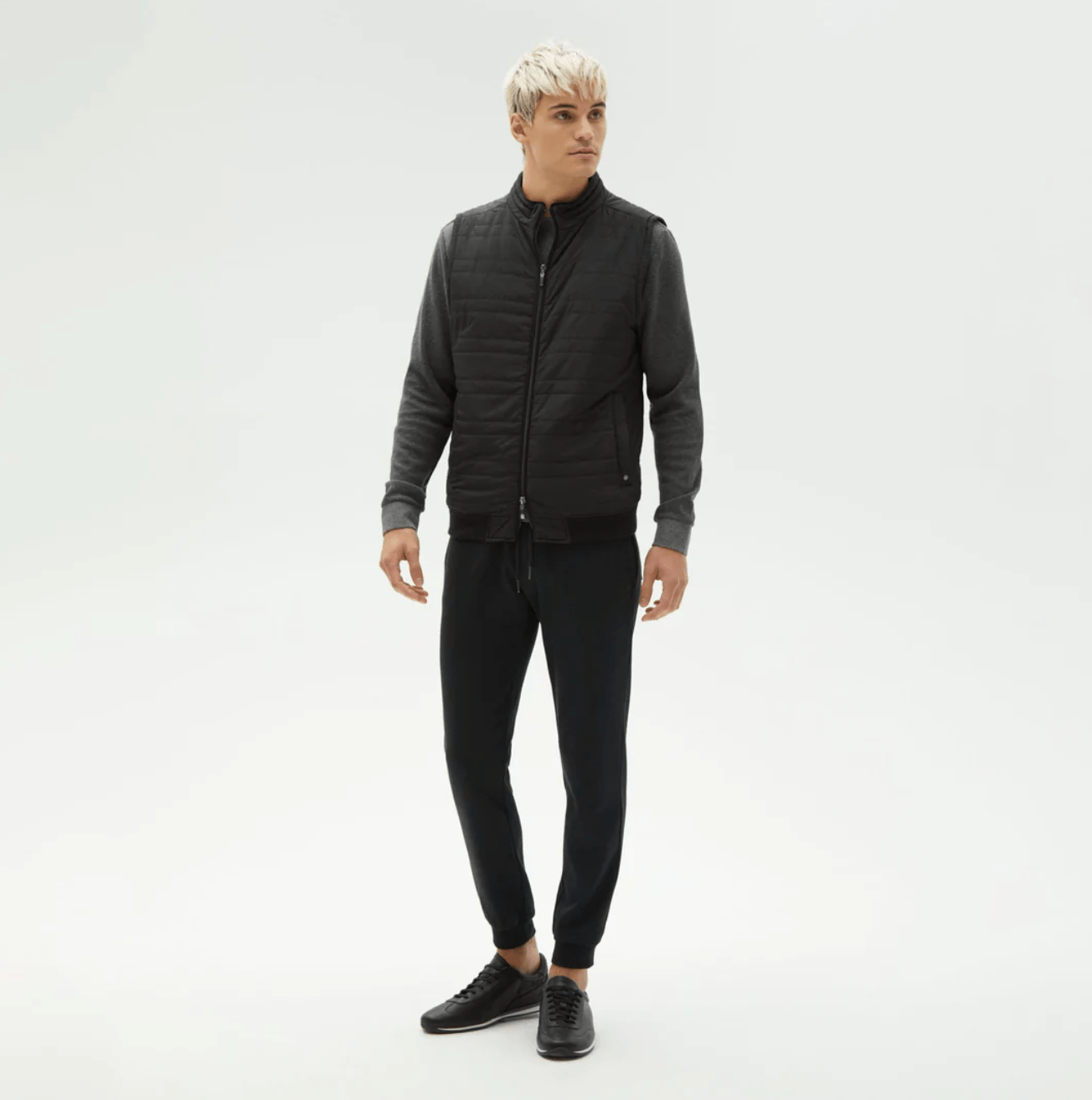 ROBERT BARAKETT OUTERWEAR - VEST MILLER QUILTED VEST