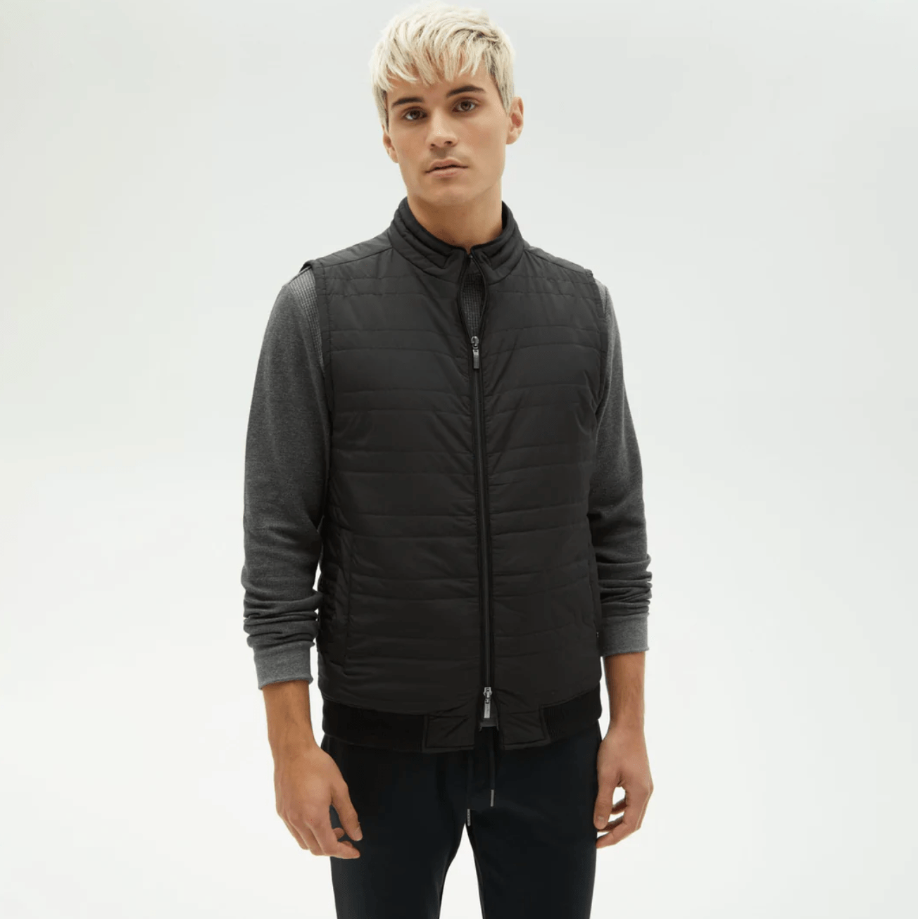 ROBERT BARAKETT OUTERWEAR - VEST MILLER QUILTED VEST