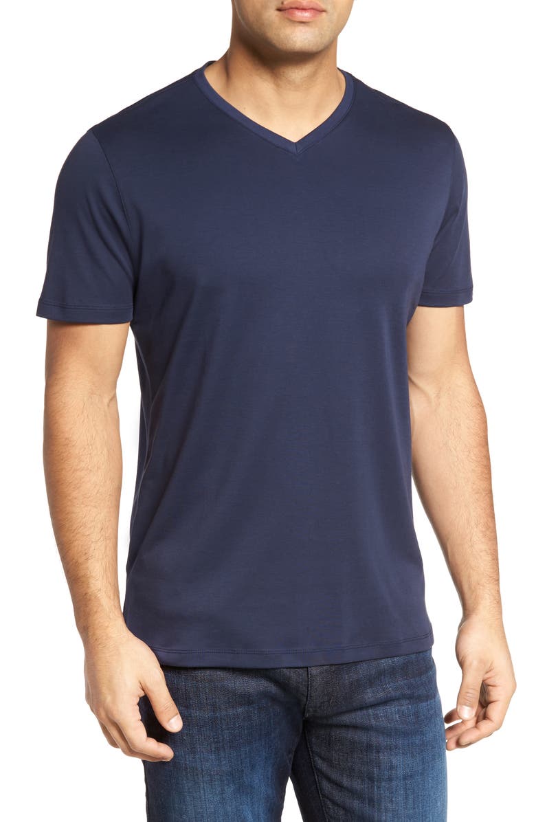 ROBERT BARAKETT SHIRTS - T-SHIRTS MCSWEEN SS V-NECK