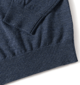 ROBERT BARAKETT SWEATERS HARMIN CROSSOVER MOCK SWEATER