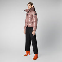 SAVE THE DUCK WOMENS - OUTERWEAR - JACKET ISLA PUFFER JACKET WITH TALL STANDING COLLAR