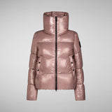 SAVE THE DUCK WOMENS - OUTERWEAR - JACKET ISLA PUFFER JACKET WITH TALL STANDING COLLAR