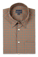 SCOTT BARBER SHIRTS - LS SPORT PINE-PINE / M SCOTT BARBER SPORT SHIRTS