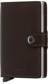 SECRID WALLETS DARK BROWN MINIWALLET ORIGINAL