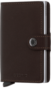 SECRID WALLETS DARK BROWN MINIWALLET ORIGINAL