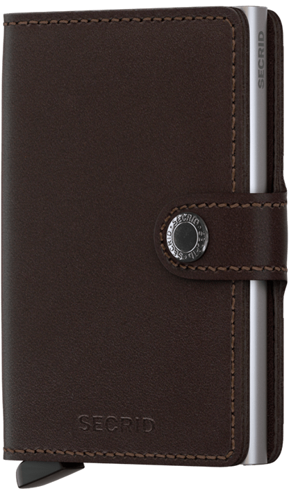 SECRID WALLETS DARK BROWN MINIWALLET ORIGINAL