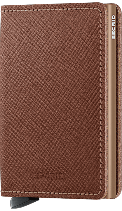 SECRID WALLETS SAFFIANO CARAMEL SLIMWALLET ORIGINAL