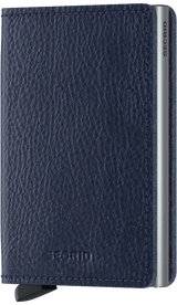 SECRID WALLETS VEG NAVY SILVER SLIMWALLET ORIGINAL