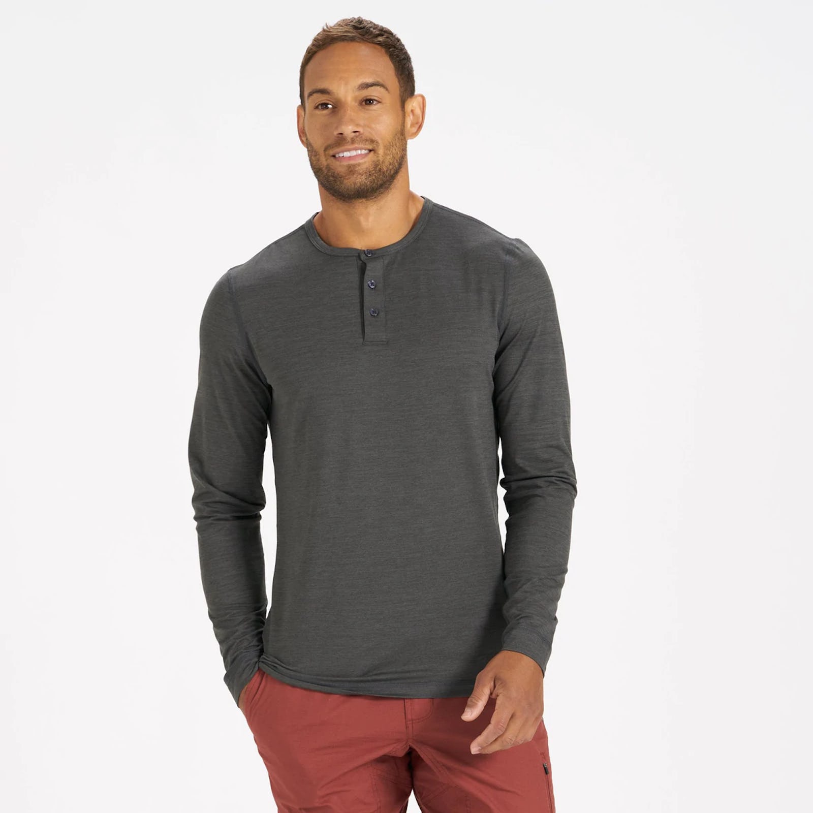 VUORI L/S EASE PERFORMANCE HENLEY